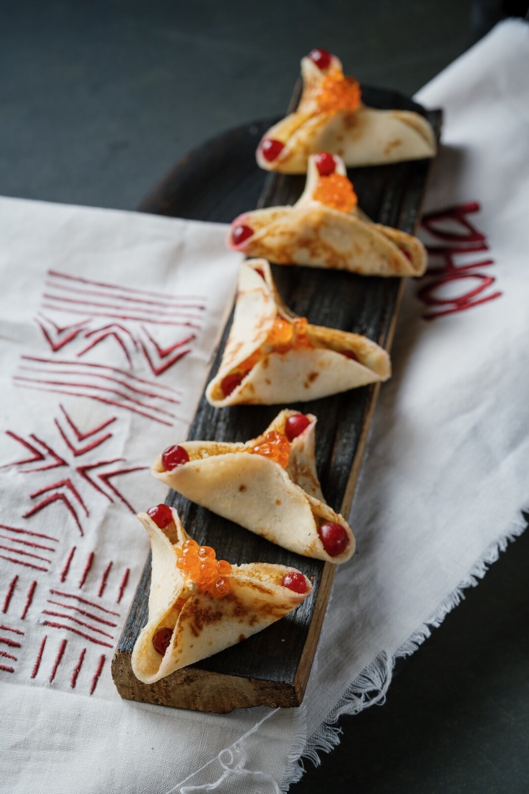 Мини-блинчики с рийетом в «Юне»