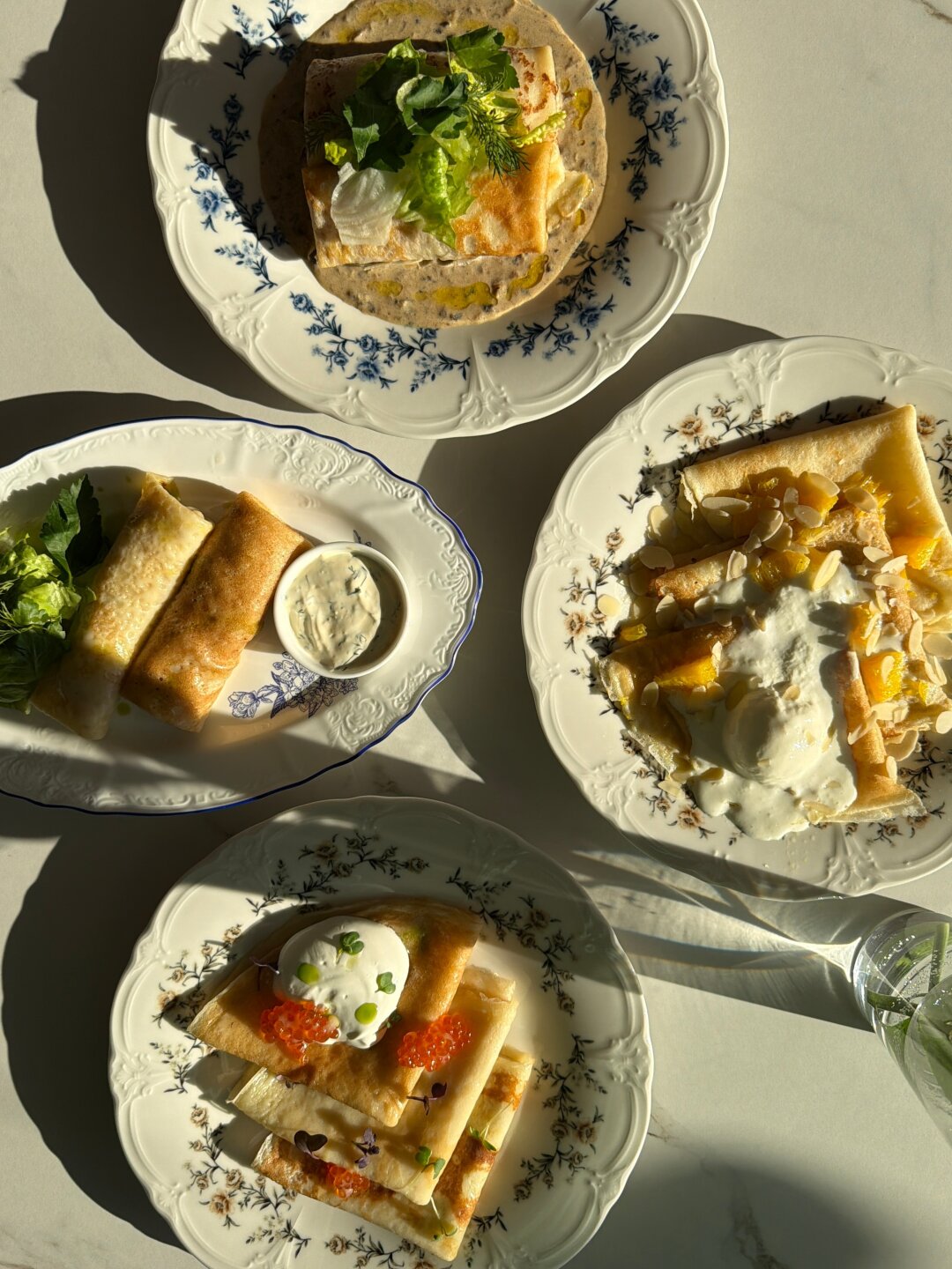 Блины в ресторане «Ривер»