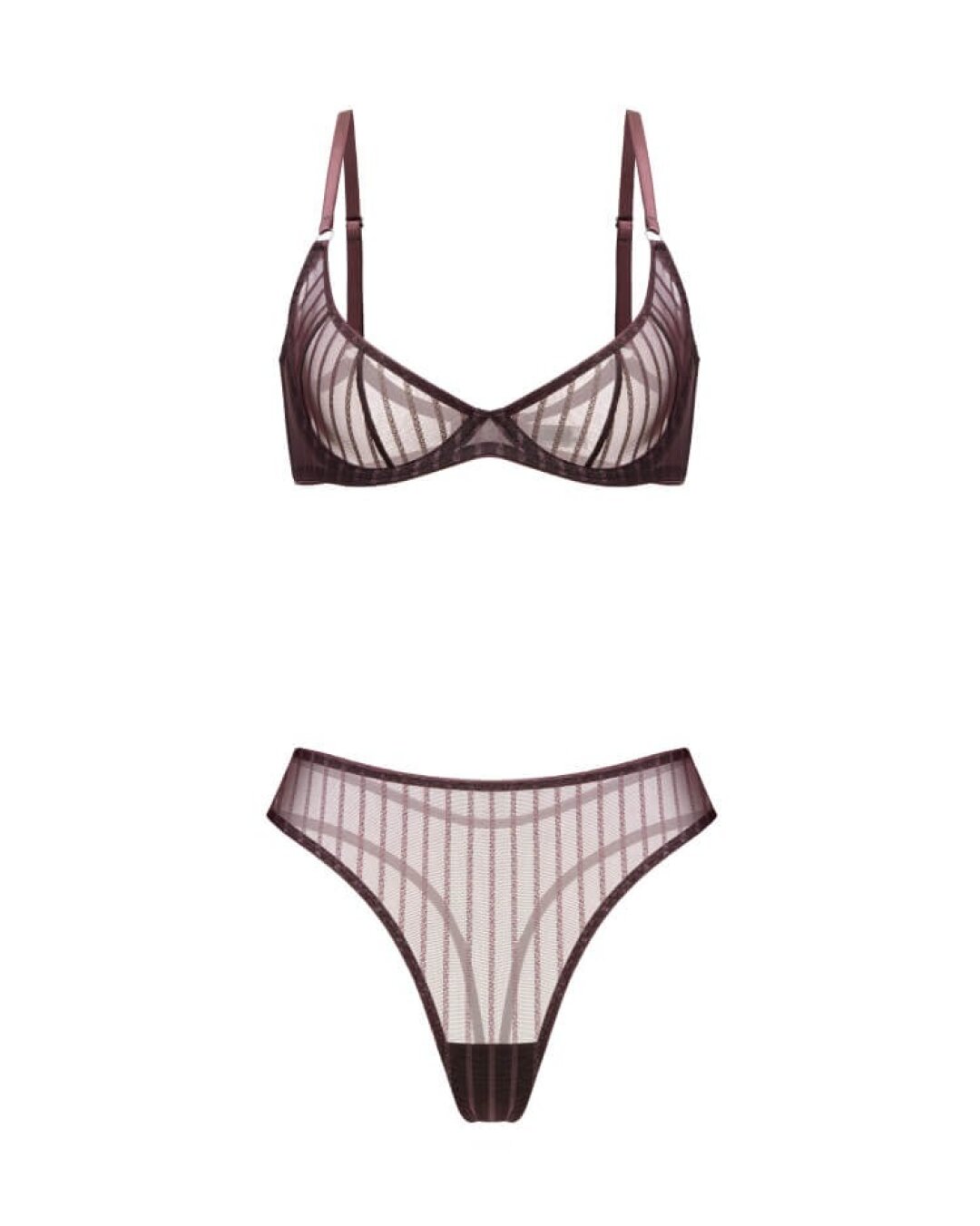 Комплект Merci Lingerie, 10 500 руб. Модели Missoni и Zankov вышли на подиумы в полосатых трусах, а мы чем хуже?