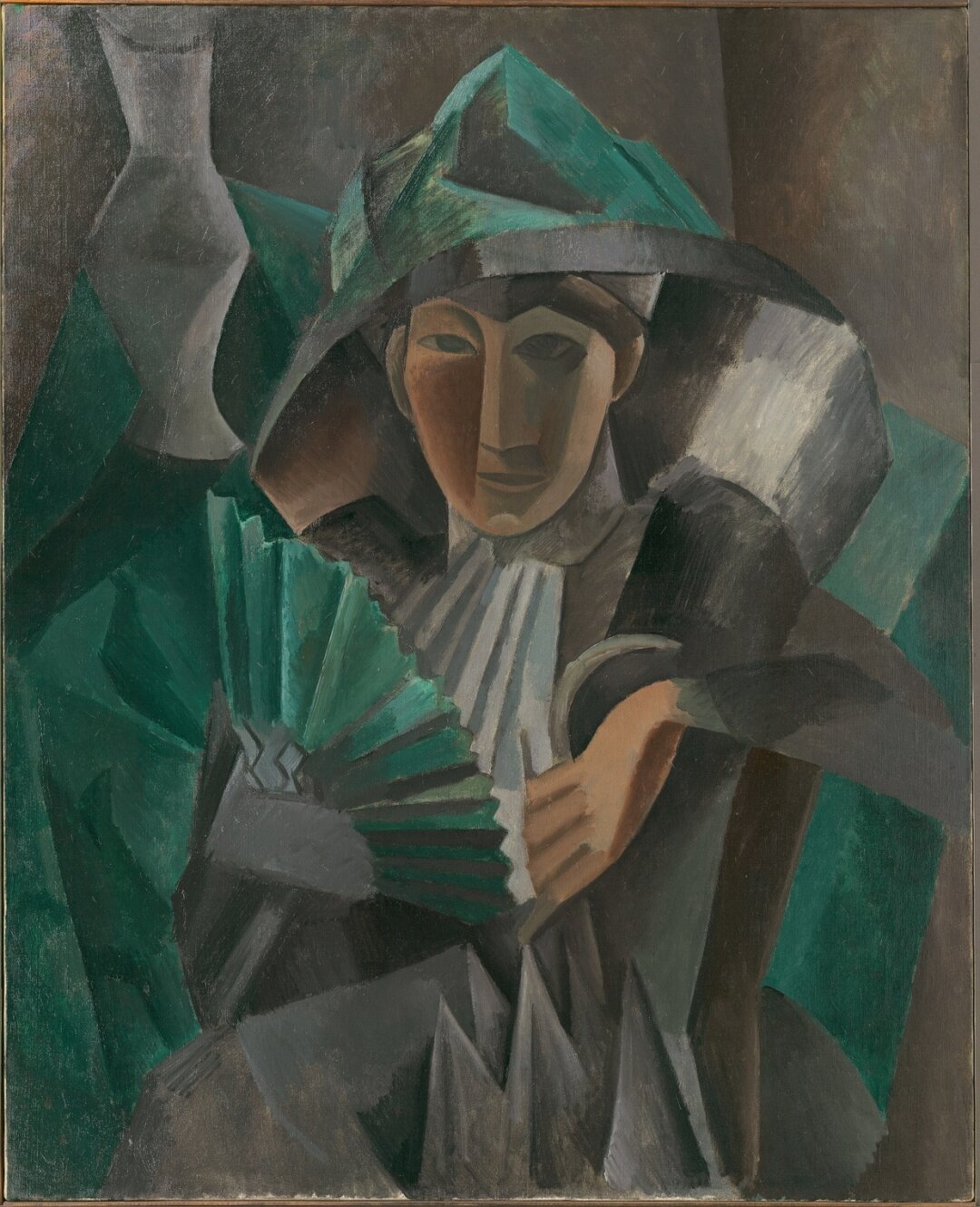 Пабло Пикассо. «Дама с веером», 1909