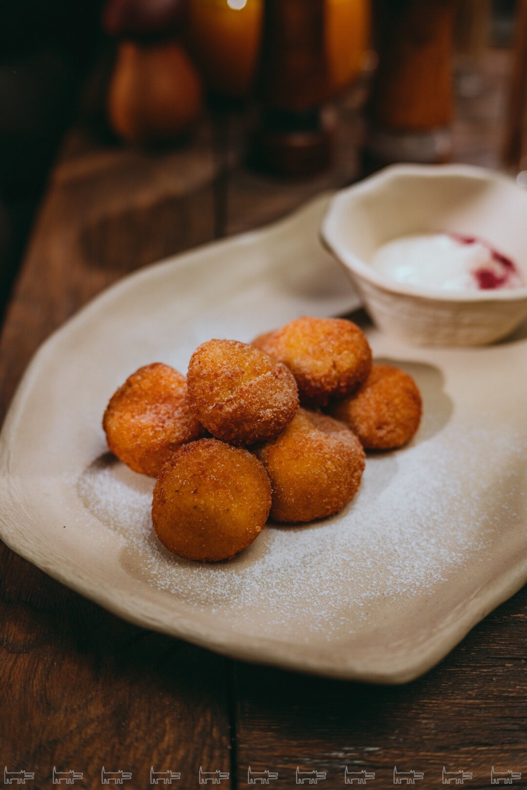 Тыквенные крокеты со сгущёнкой из кокоса