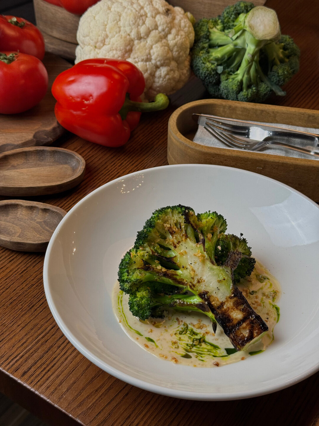 Брокколи в соусе сациви из ROS