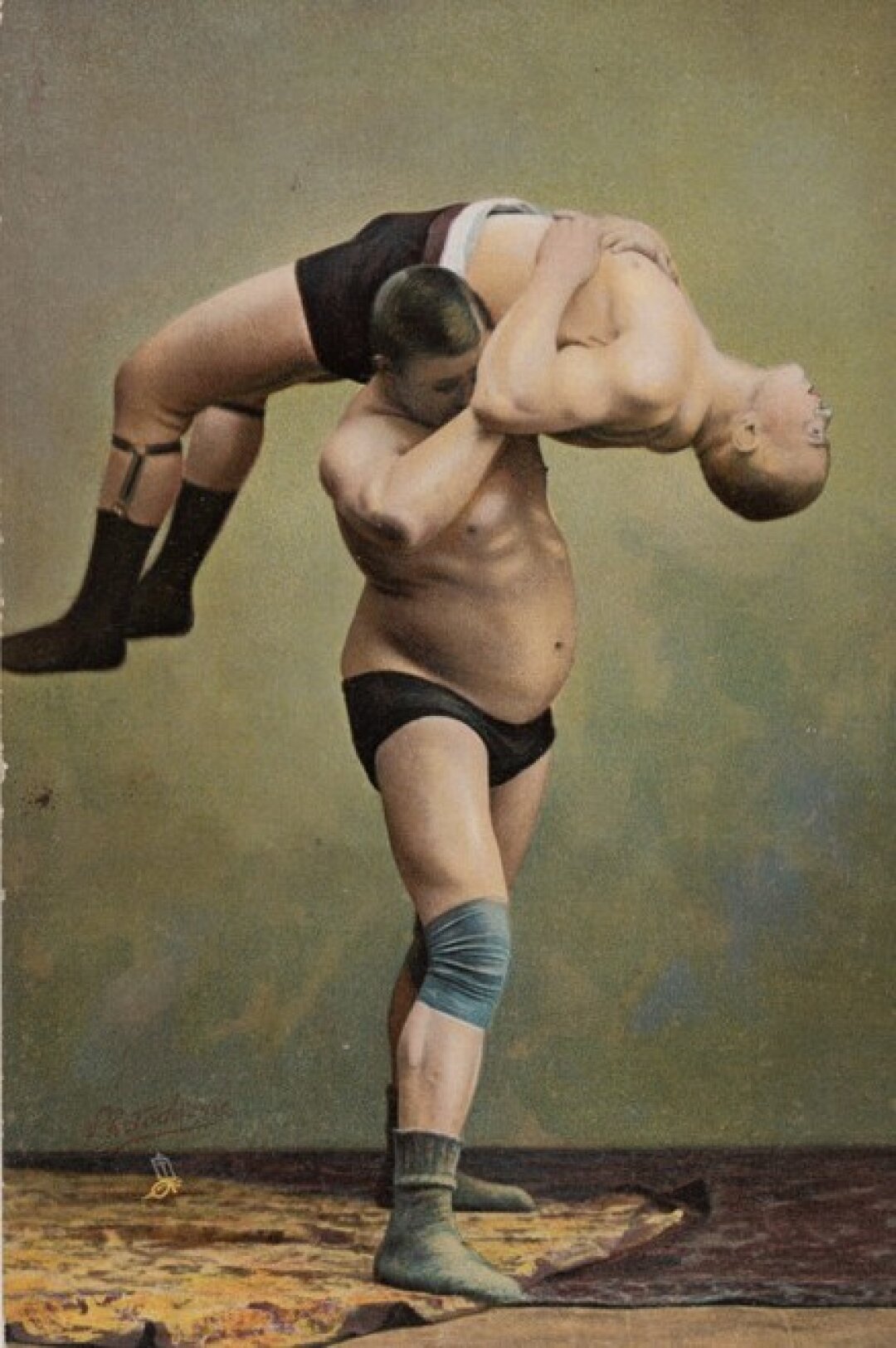 Неизвестный автор. Борцы. 1900–1910-е