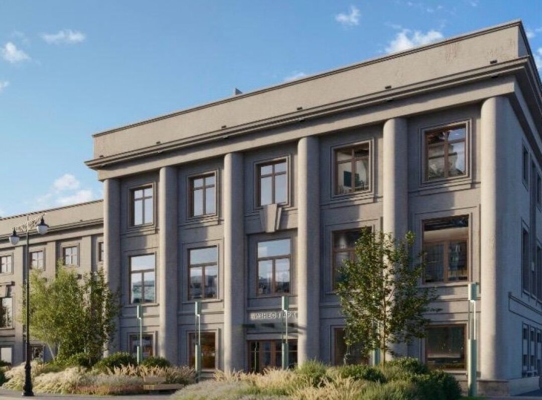 Визуализация будущего бизнес-парка в здании фабрики-кухни на Московском проспекте, 114