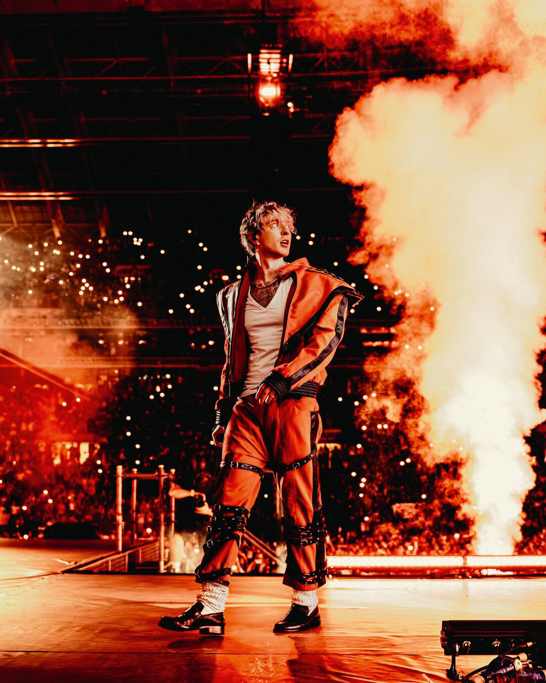 Кастомный бомбер (как у Майкла Джексона в клипе Thriller!) Егора Крида на сольнике «Лужниках»