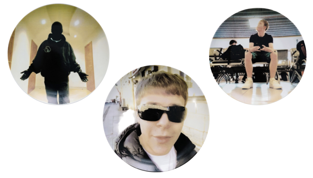 Тарелки y.object фотографа Яны Давыдовой с фотопортретами Toxi$ (каждое блюдо — в единственном варианте, эксклюзив!)