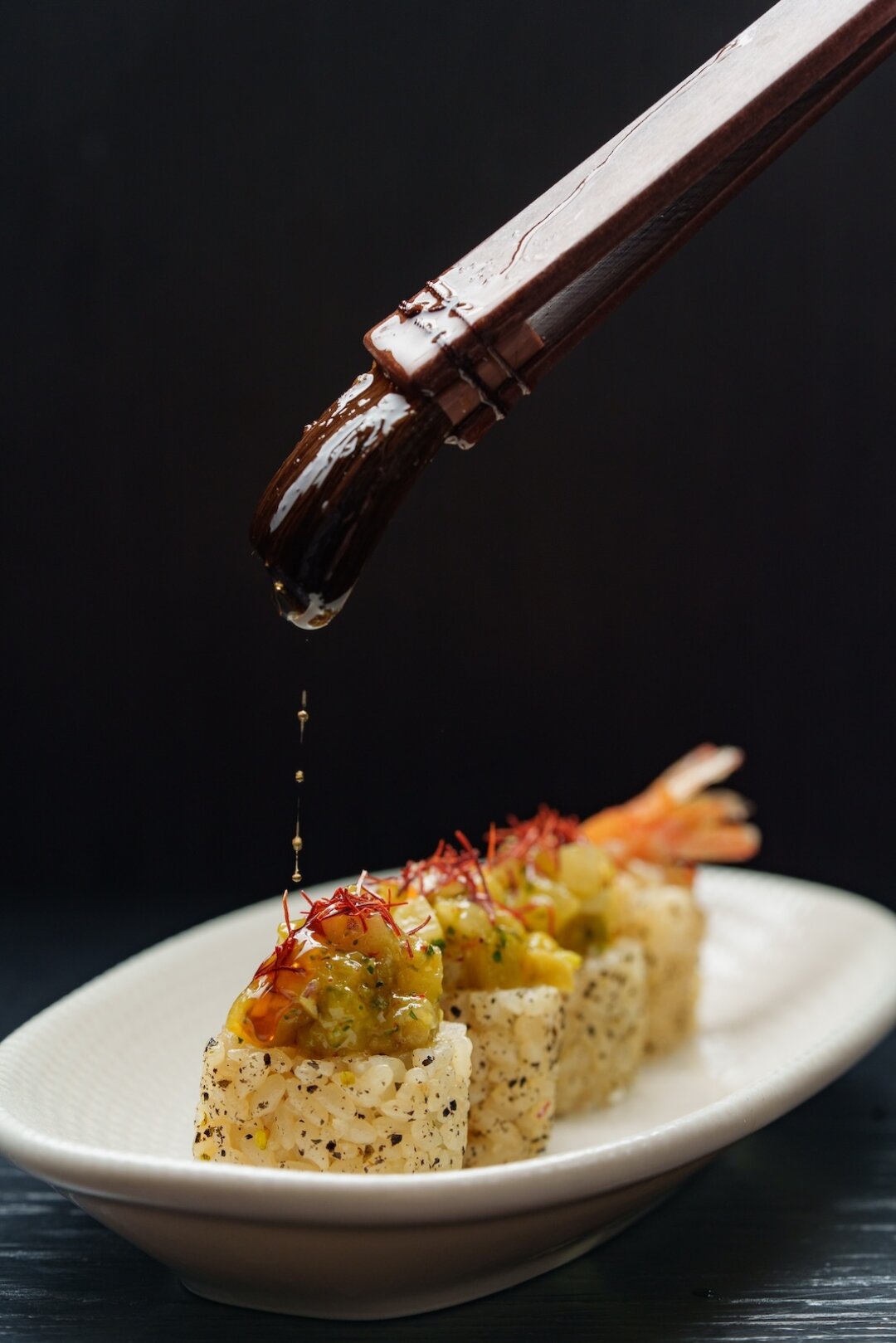 Обеденное предложение в Riso: ролл с креветкой в темпуре