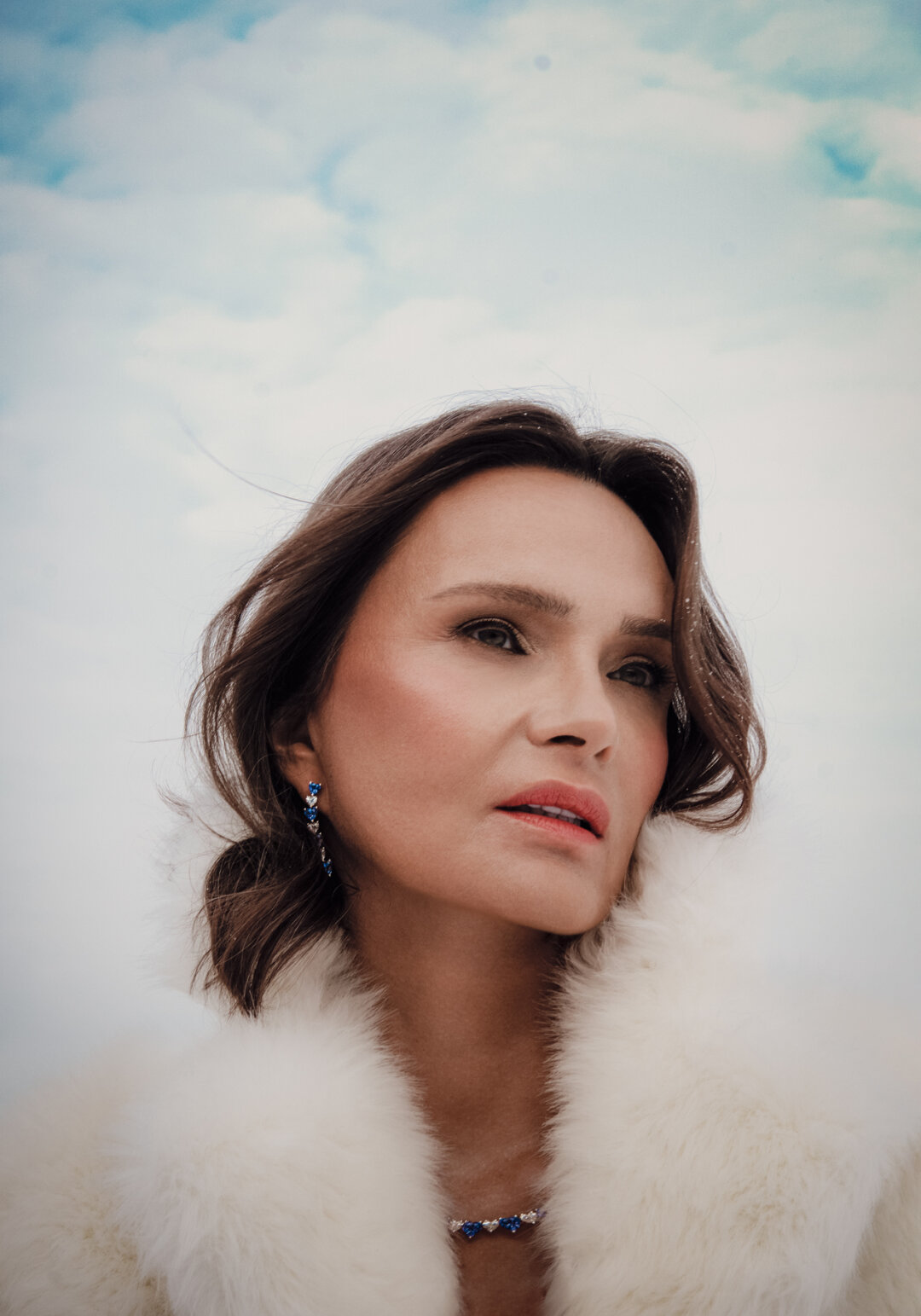 Серьги и колье MERCURY, коллекция Gems