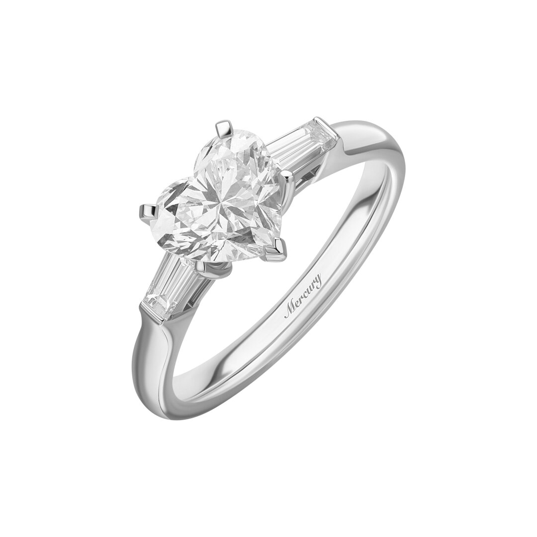 Кольцо MERCURY из коллекции Classic. Белое золото, бриллианты