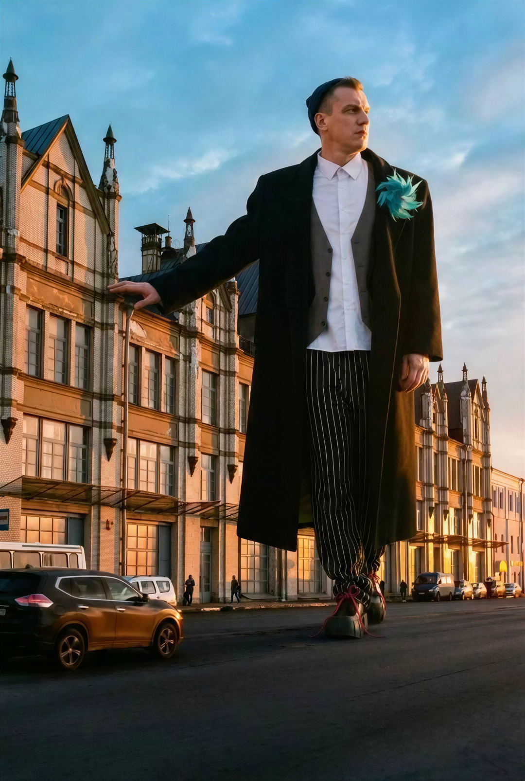 Пальто и шапка МАМА РАЗРЕШИЛА, ботинки DIESEL