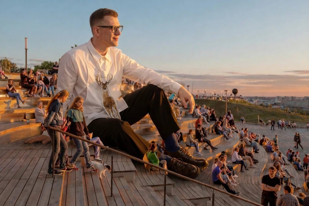 Рубашка BERHASM, туфли ANTONIO BAREZZI