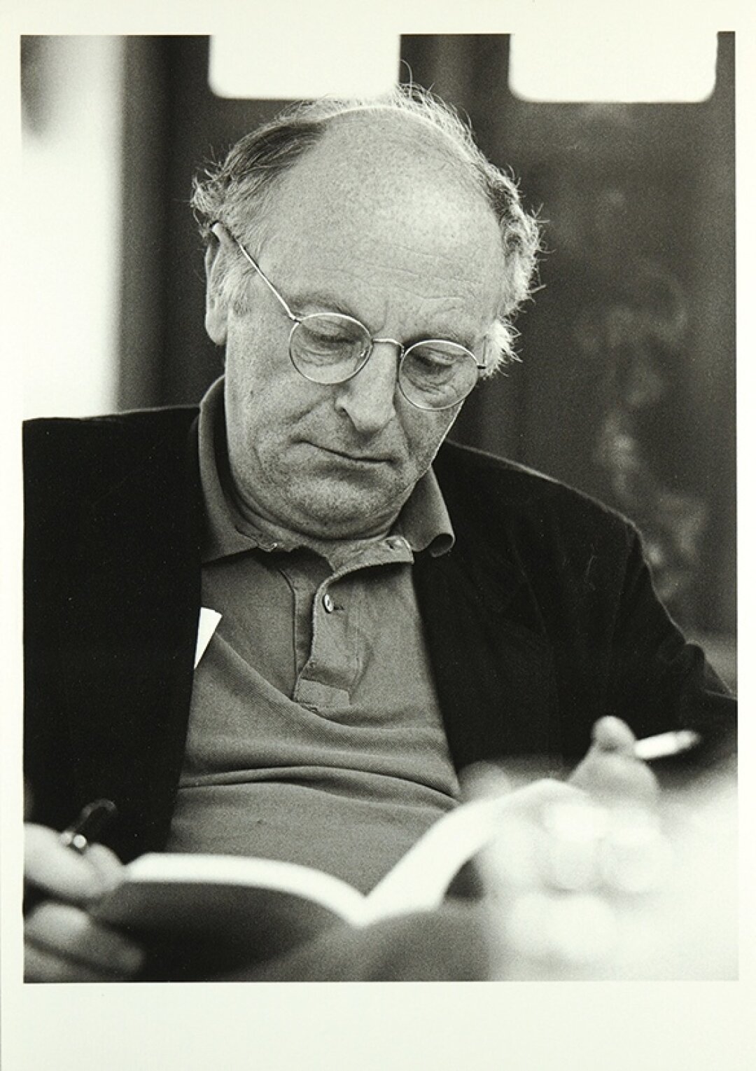 Иосиф Бродский во время работы в Эркер-Галерее. Фотограф: Франциска Месснер-Раст