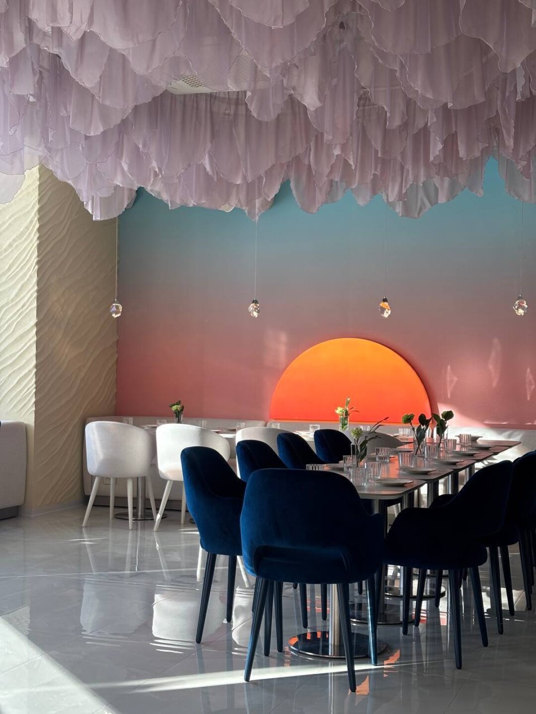 Интерьер в ресторане «Ривер»