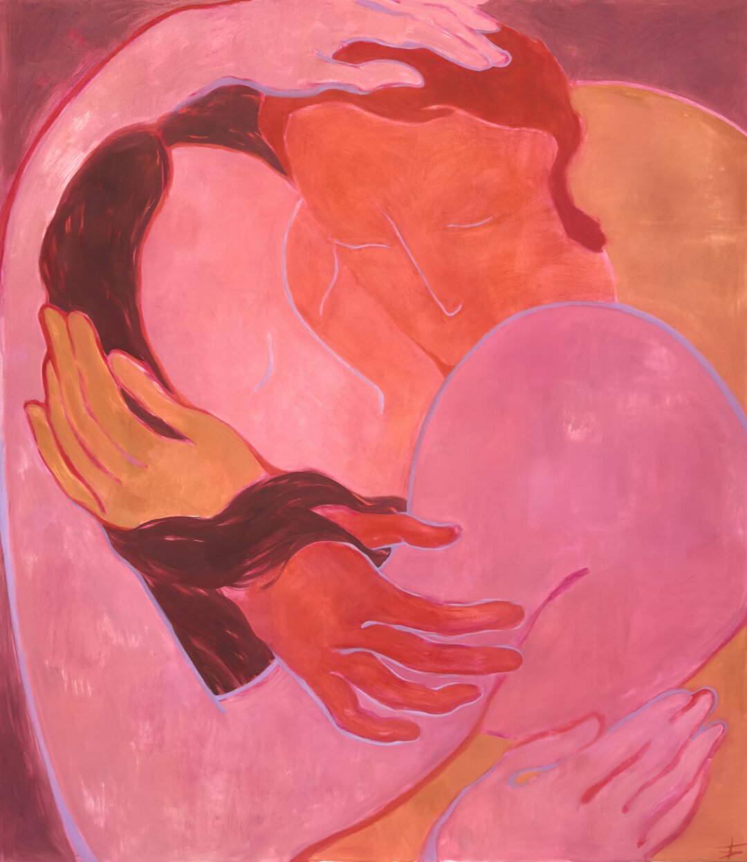 Екатерина Богданкова. Вдвоем. Красный и розовый