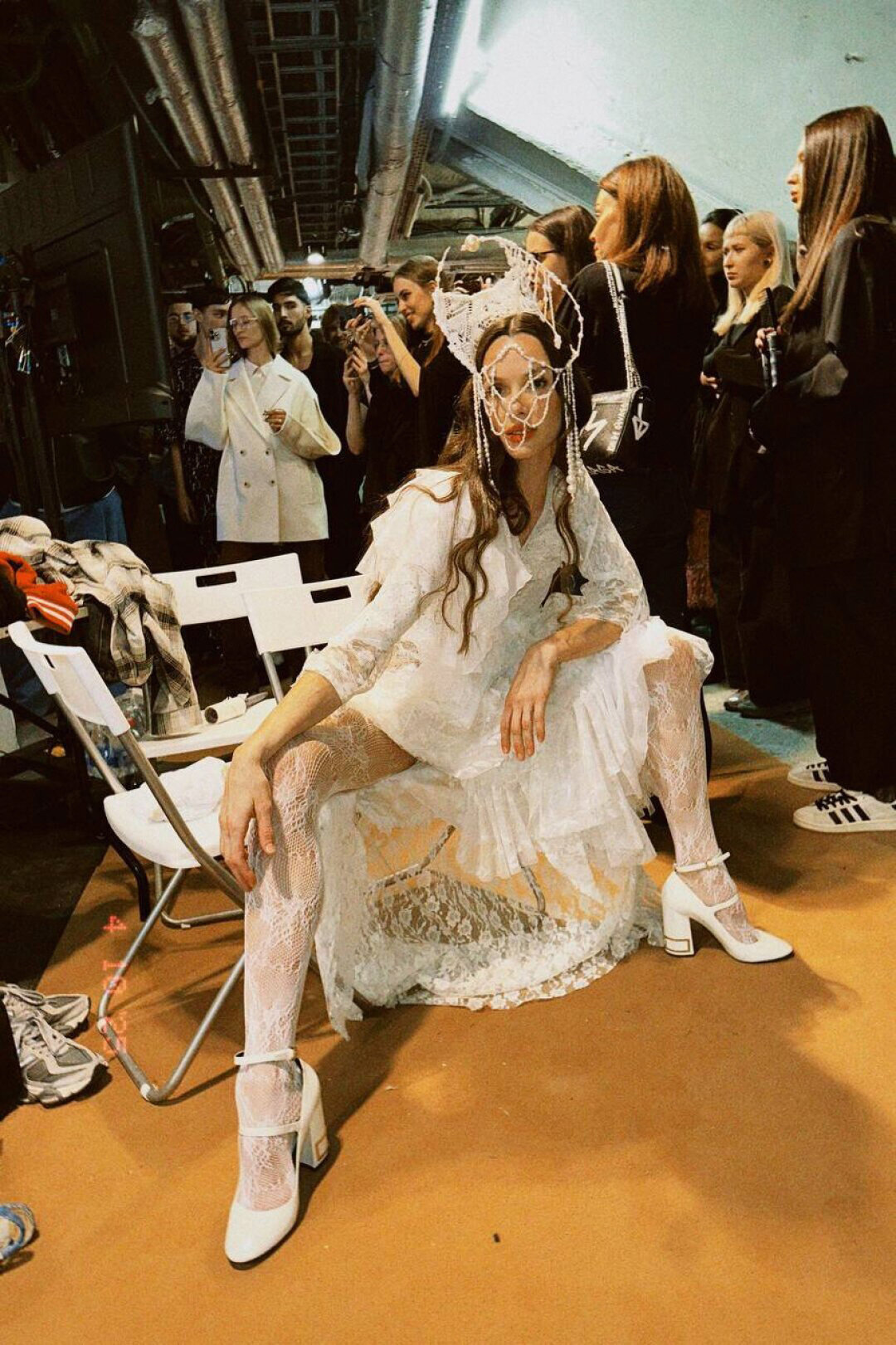 Мария Абашова. Прима-балерина Мария Абашова в закулисье ДЛТ на фэшн-показе Собака.ru «Новые имена в моде» — 2025. Фото: Яна Милорадовская