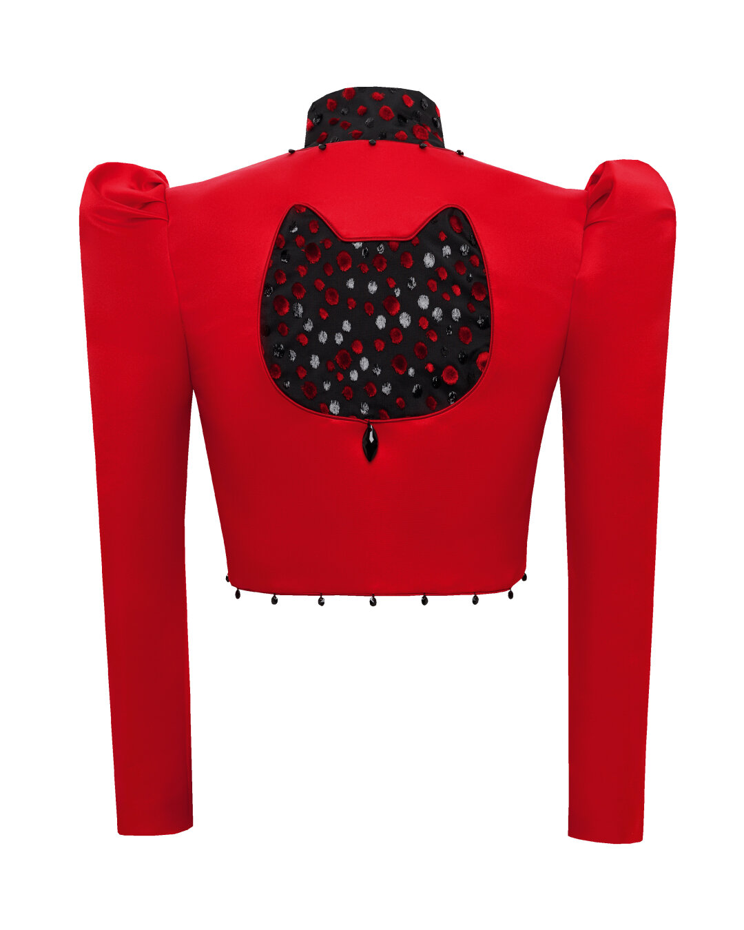 Артпис — шелковый жакет Meowshka в кристаллах Swarovski