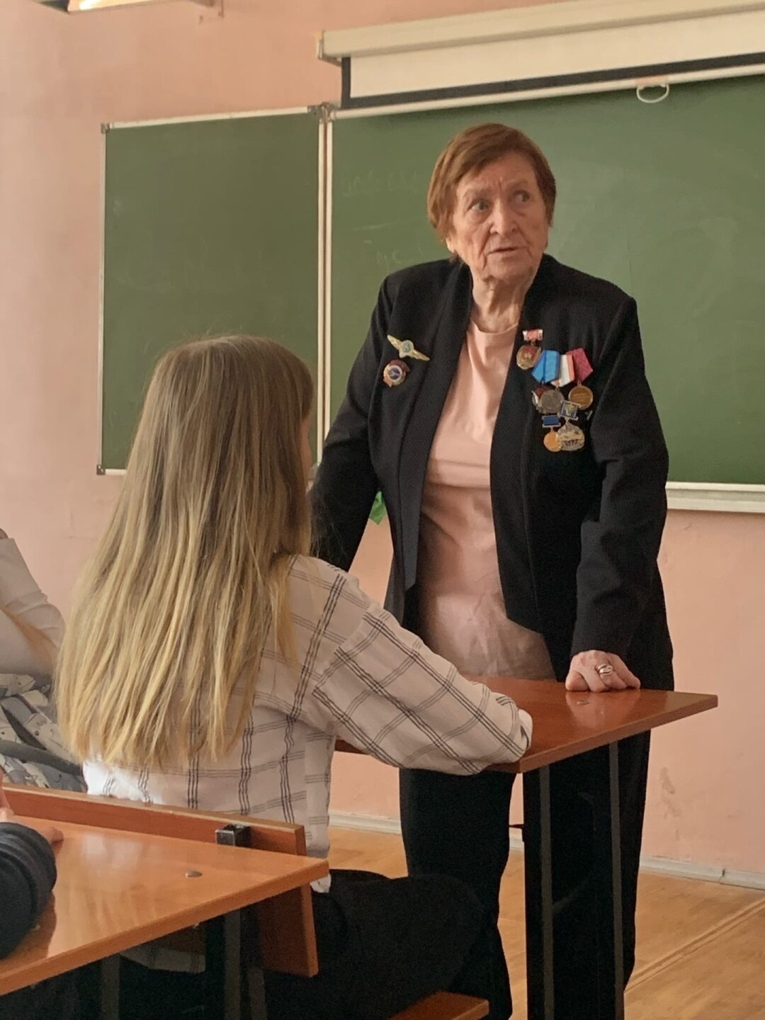 Галина Смагина в гостях у школьников