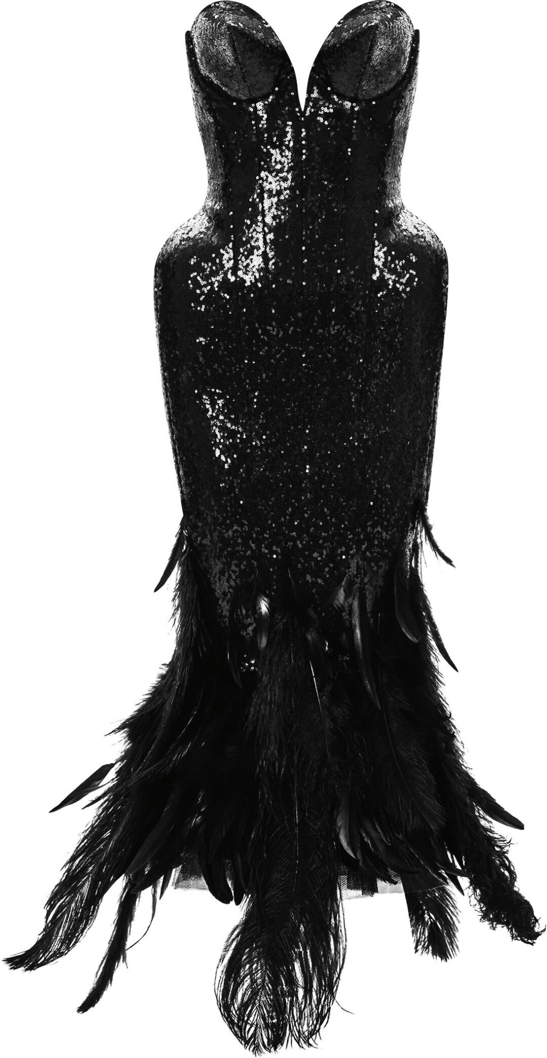 Сверкающий корсетный футляр Ranevsky