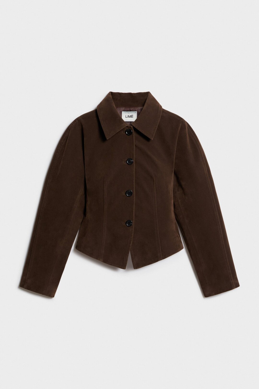 Приталенный блейзер из ткани под замшу Lime, 9 999 рублей