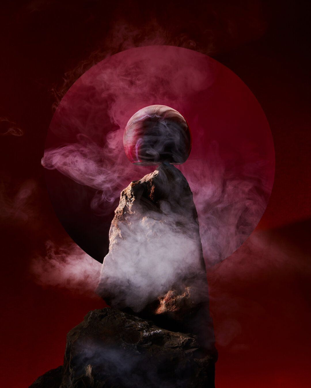 Коллекция десертов-«минералов»: кварц из вишневого компоте