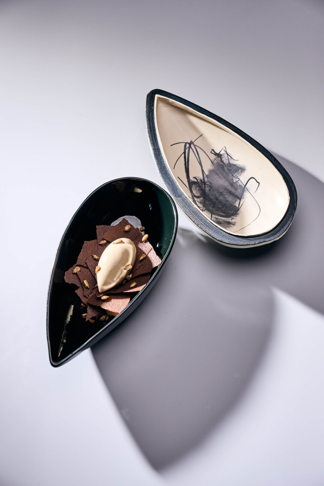 Десерт из темного пива