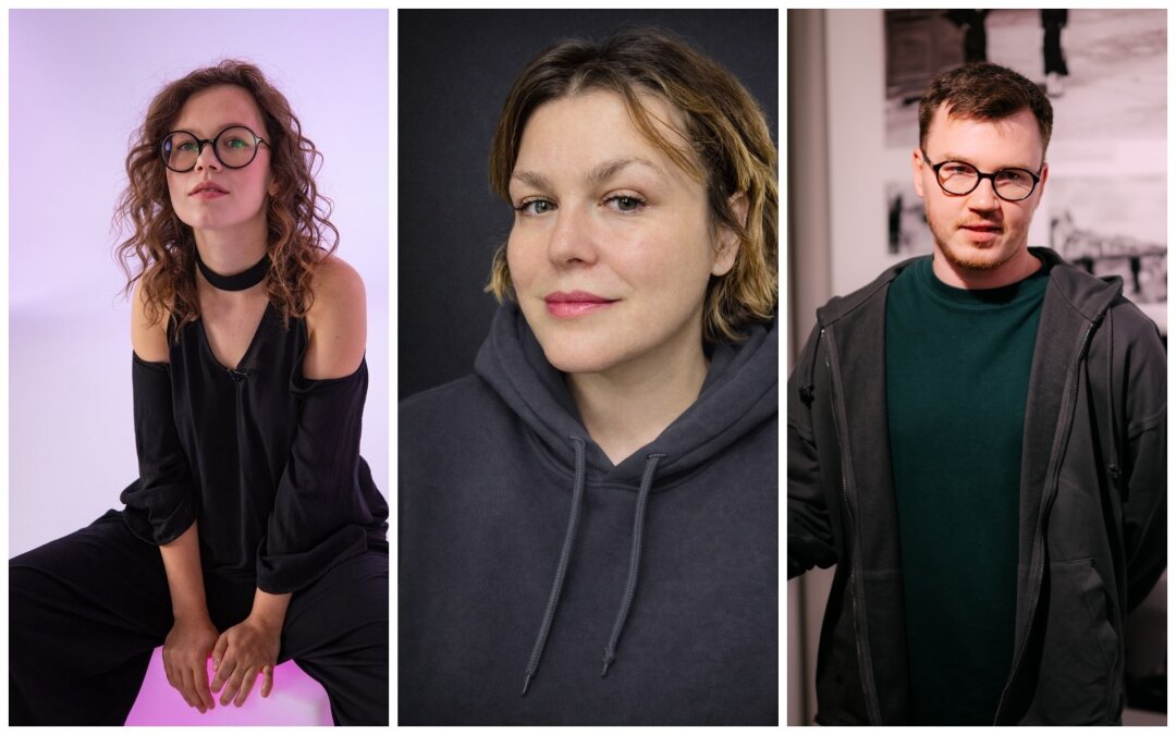 Куратор-спутник ZAMAN MUSEUM Мария Сарычева, координатор II Чувашской биеннале Александра Никитина, куратор ZAMAN MUSEUM Дамир Хатмуллин