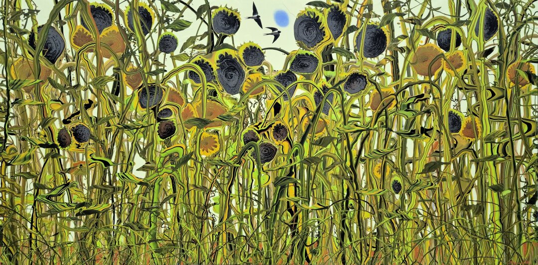 Максим Моргунов. Подсолнухи. 2025