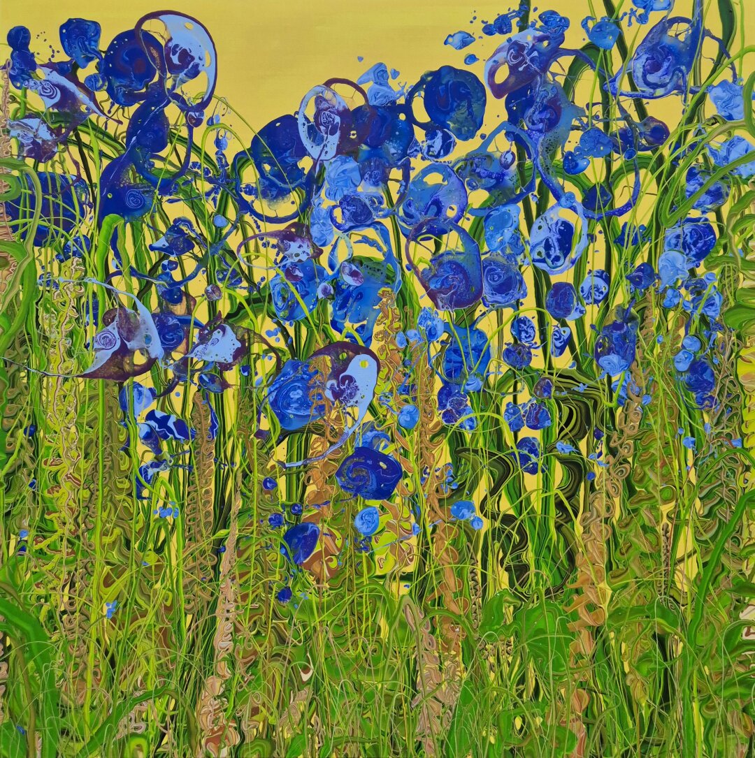 Максим Моргунов. Синие цветы. 2025