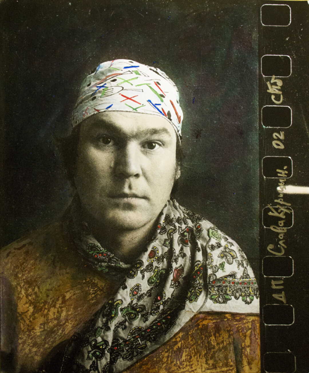 Сергей Свешников. Портрет писателя Вячеслава Курицына. 2002