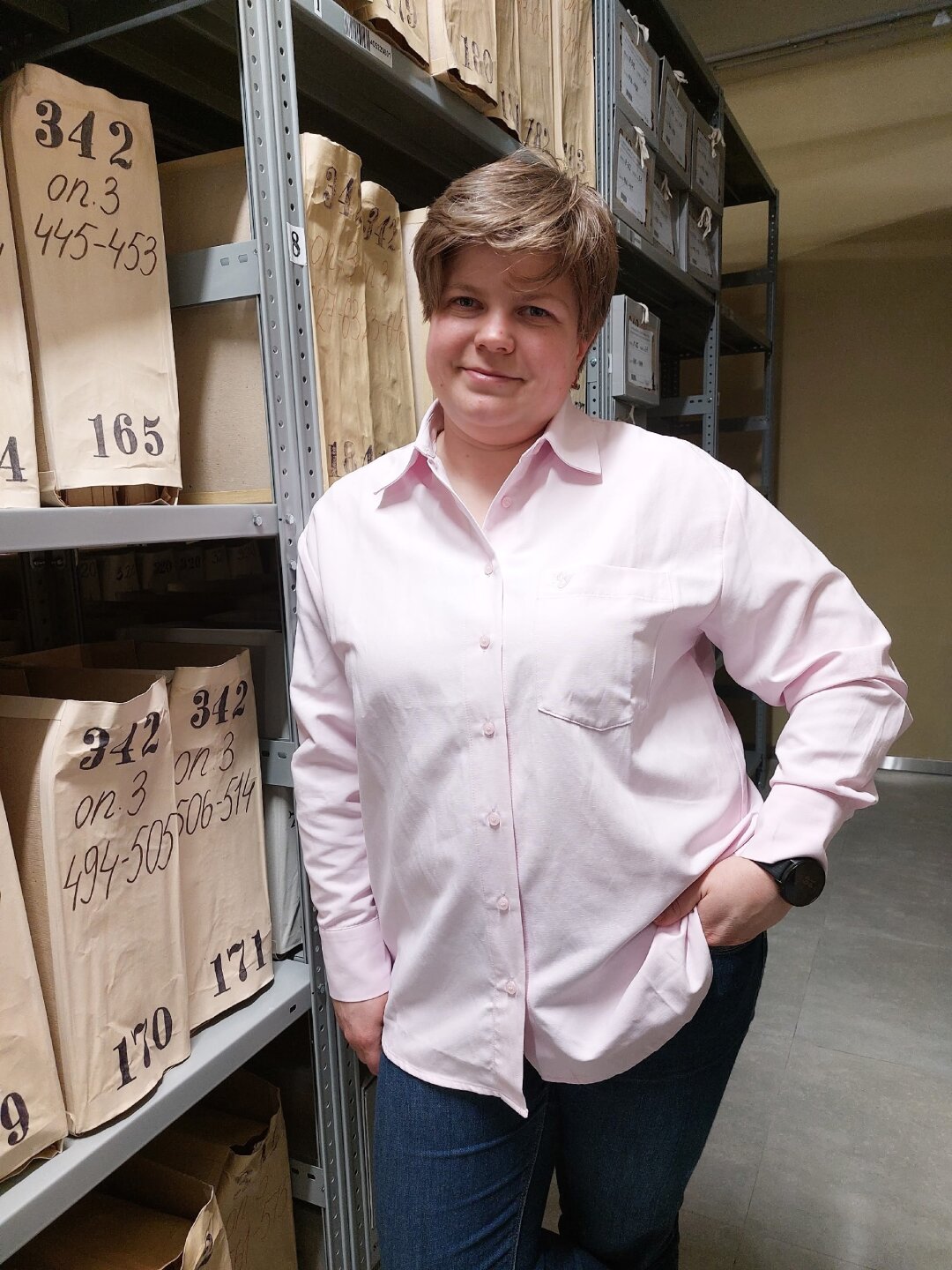 Александра Асонова в архиве литературы и искусства Санкт-Петербурга