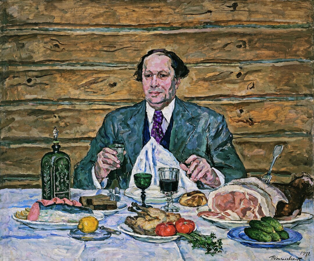 Петр Кончаловский. А.Н. Толстой у меня в гостях. 1940-1941