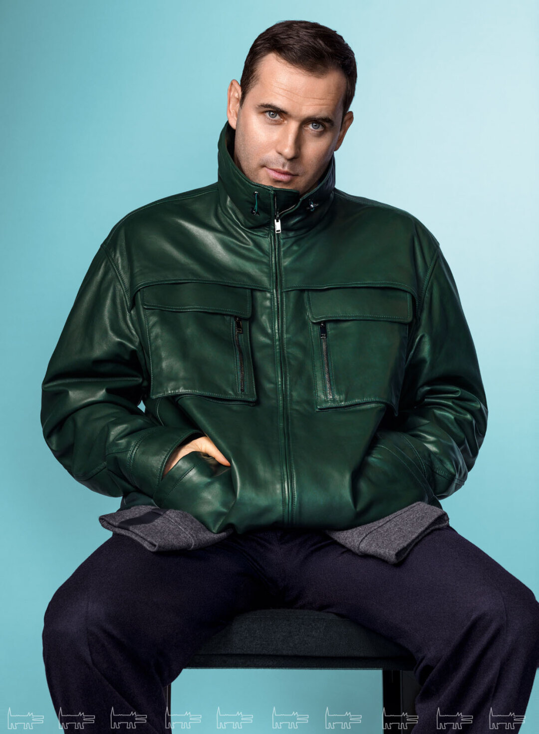 Александр Кержаков На Александре: куртка, брюки, джемпер MVST