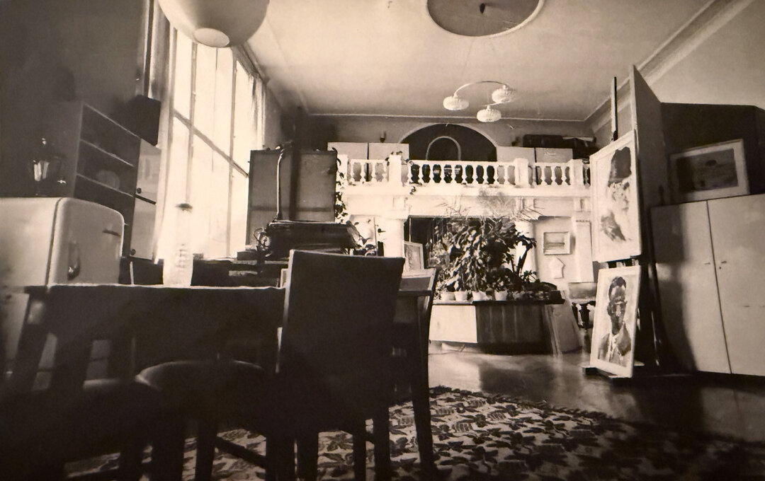 Интерьер мастерской на Каменноостровском проспекте, 16 в позднесоветский период