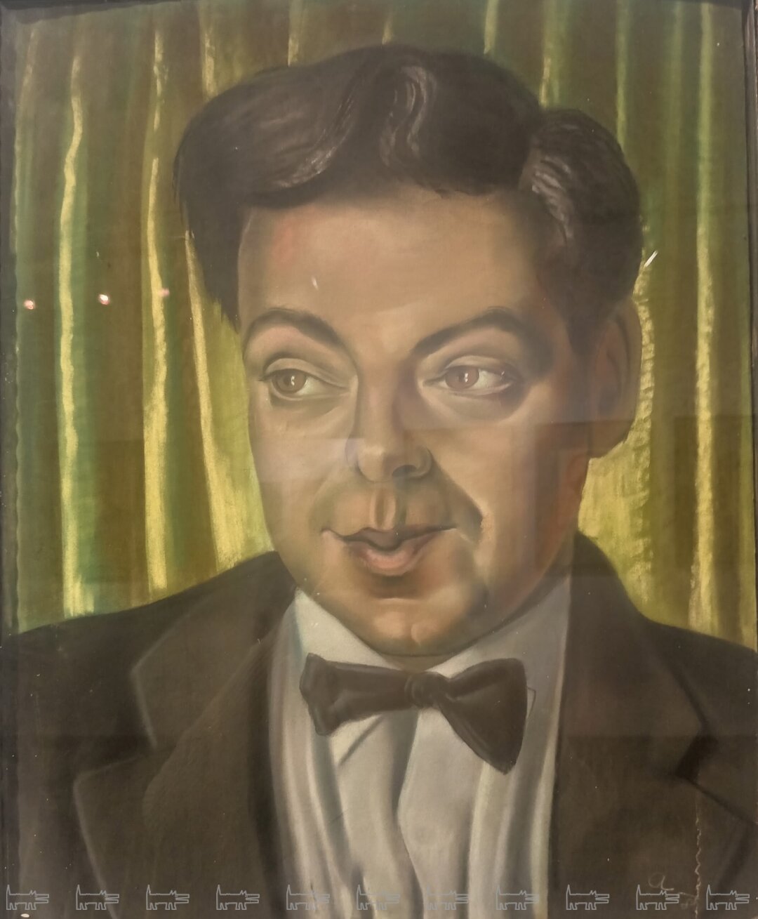 Николай Акимов. Портрет артиста Аркадия Райкина. 1958