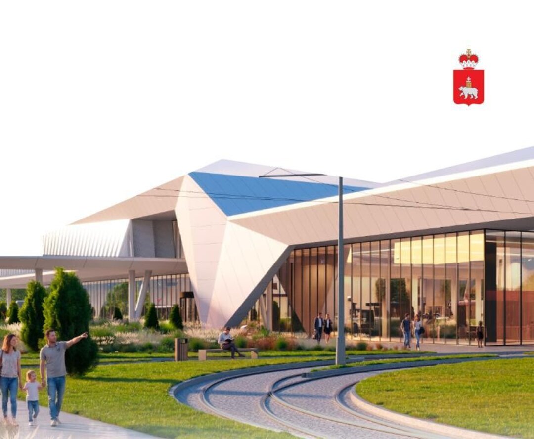 Один из вариантов концепции нового автовокзала на шоссе Космонавтов