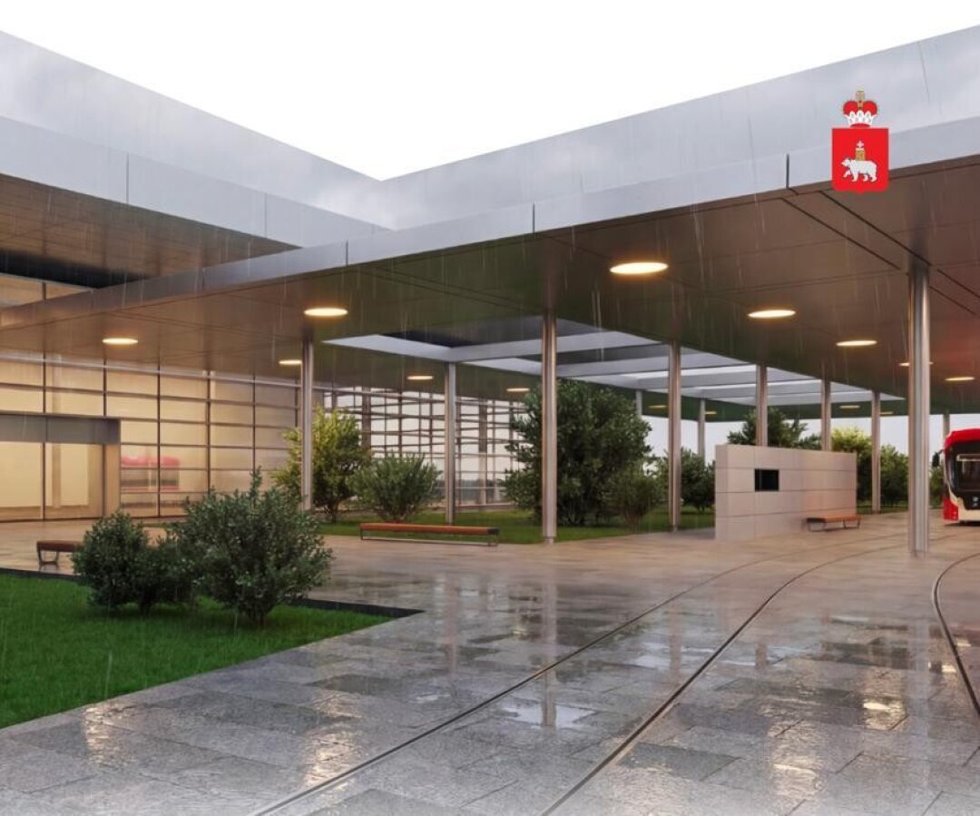 Один из вариантов концепции нового автовокзала на шоссе Космонавтов