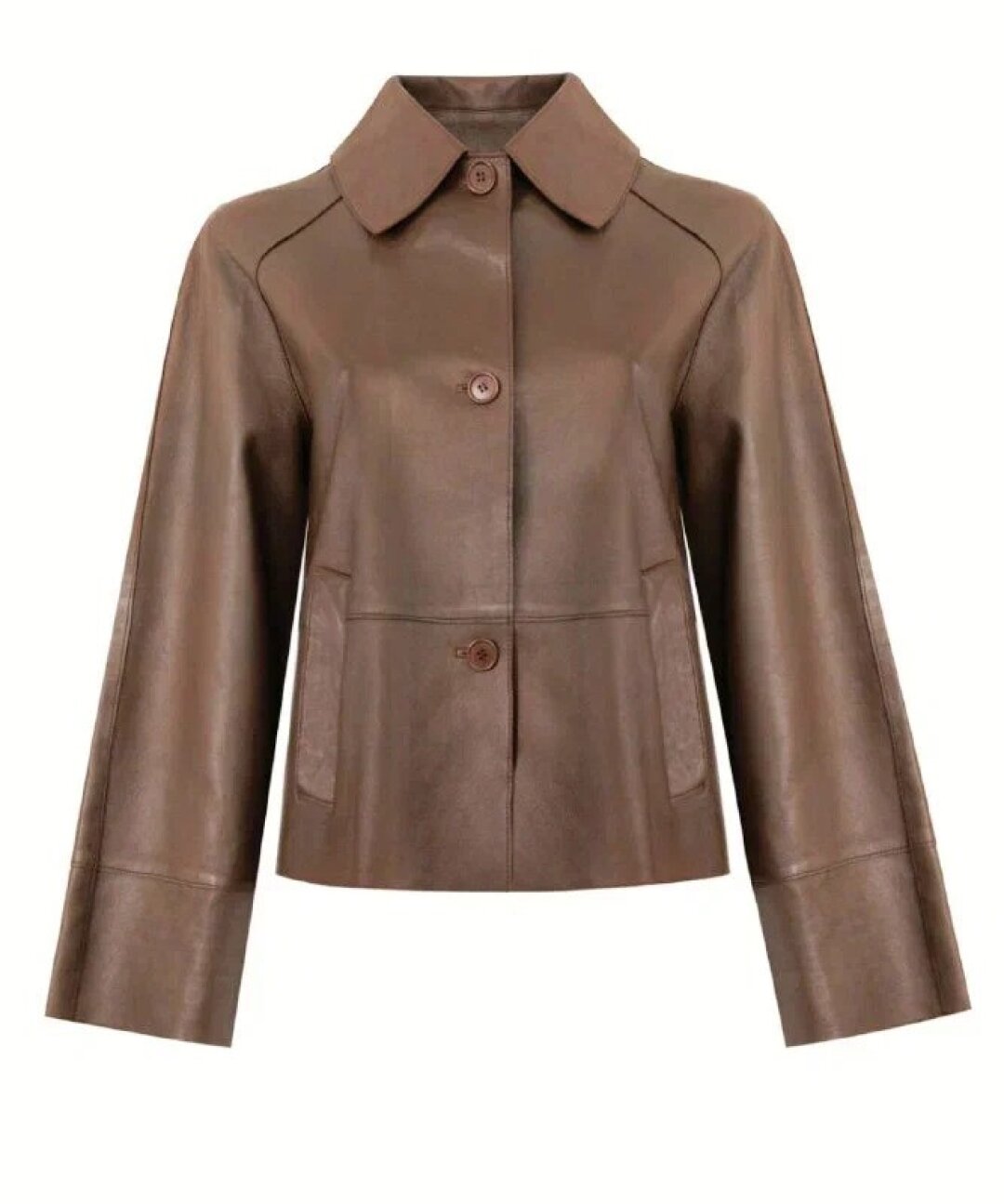 Кожаный кокеткор-жакет Parosh, Golden Line, 100 500 руб.