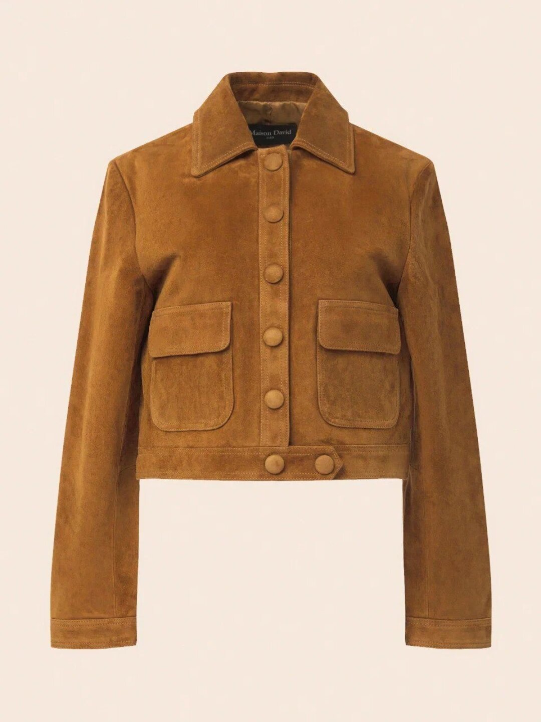 Замшевый жакет в стиле 1970-х Maison David, Rendez-Vous, 45 690 руб.