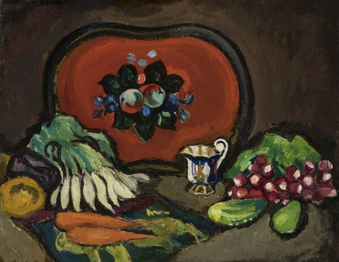 Петр Кончаловский. Поднос и овощи. 1910