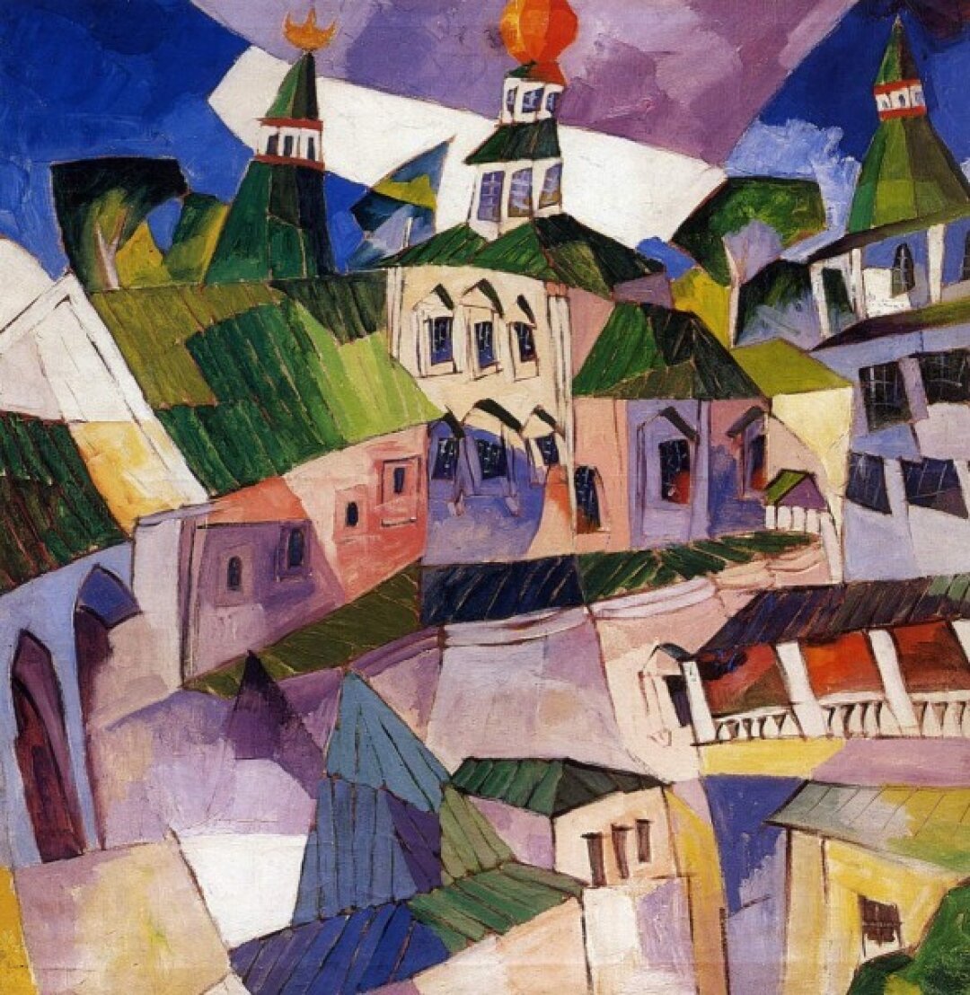 Аристарх Лентулов. Монастырь. Начало 1910-х