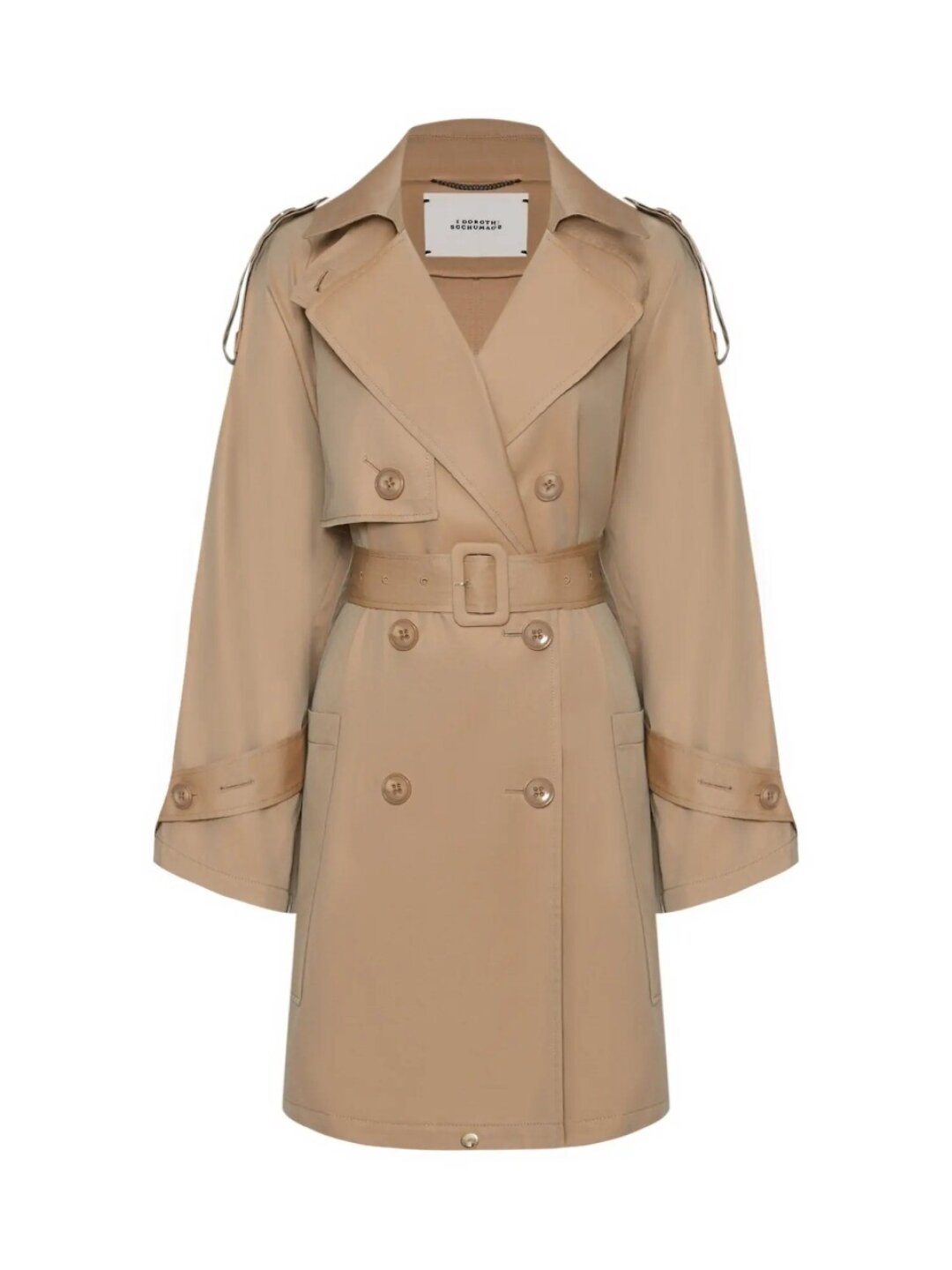 Dorothee Schumacher, «Кенгуру», 92 000 руб. Отказываемся от обычного бежевого тренча в пользу авангардного. Если к айтемам Франкенштейна (как у Viktor