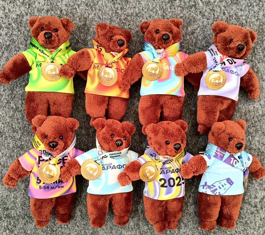Мишки-марафонцы от Пермского музея кукол