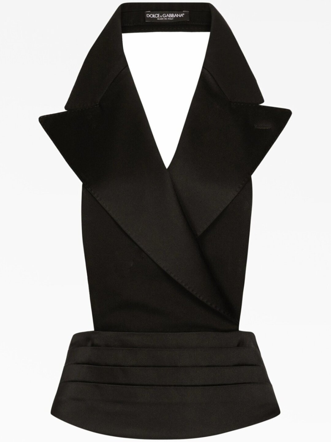 Dolce & Gabbana, Dropp Market, 80 431 руб. Сразу три тренда подружились в шелковом секси-жилете Dolce & Gabbana: торжественный камербанд, напоминающий