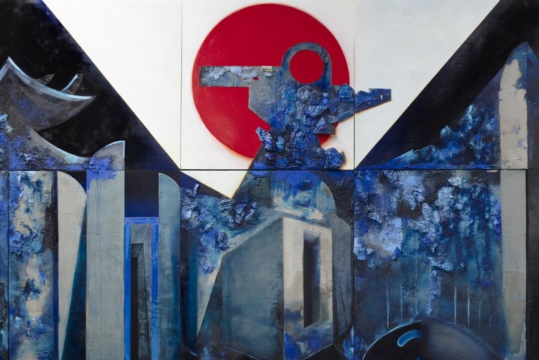 Н. Хименес. Палящее солнце самых знойных дней лета. Панно в восьми частях