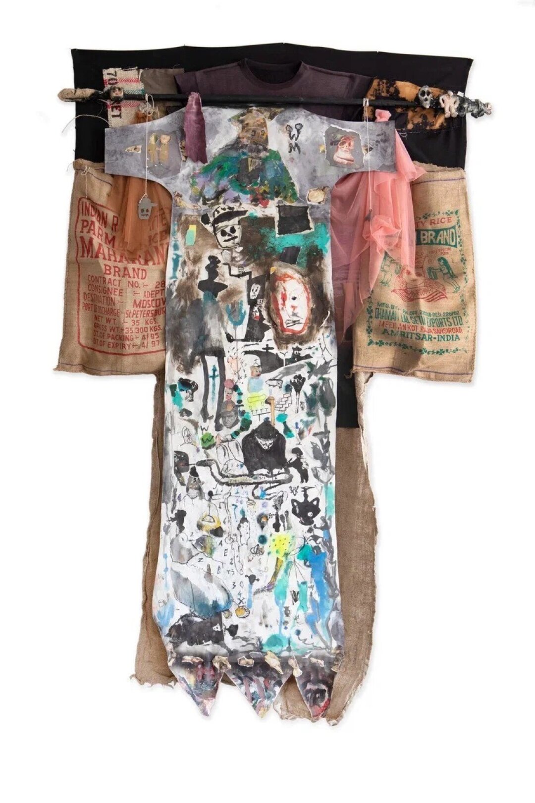 Текстильная скульптура авторства арт-группировки «Цветы Джонджоли»