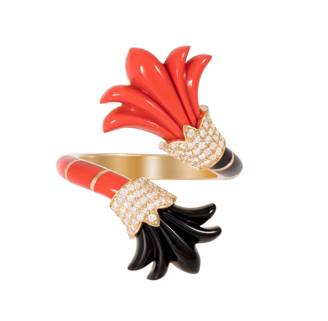 L'Atelier Nawbar, ДЛТ, 356 500 руб. Ловим тропические вайбы от экзотического кольца ливанцев L'Atelier Nawbar (бренд существует с 1891 года!) из