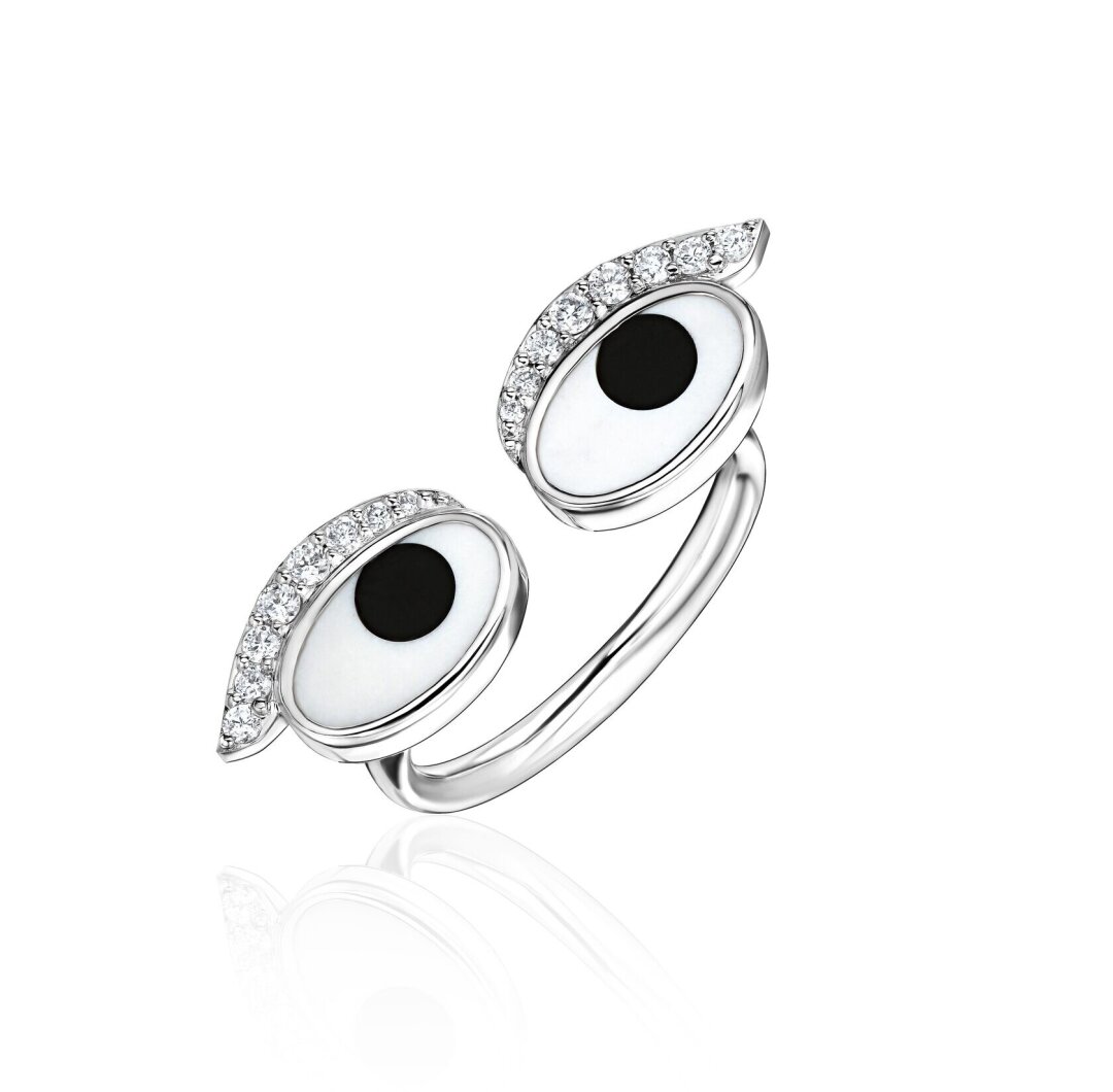 Letters&Stones, 265 000 руб. Стреляем jewelry-глазками с ониксовыми зрачками и хлопаем бриллиантовыми ресничками Letters&Stones