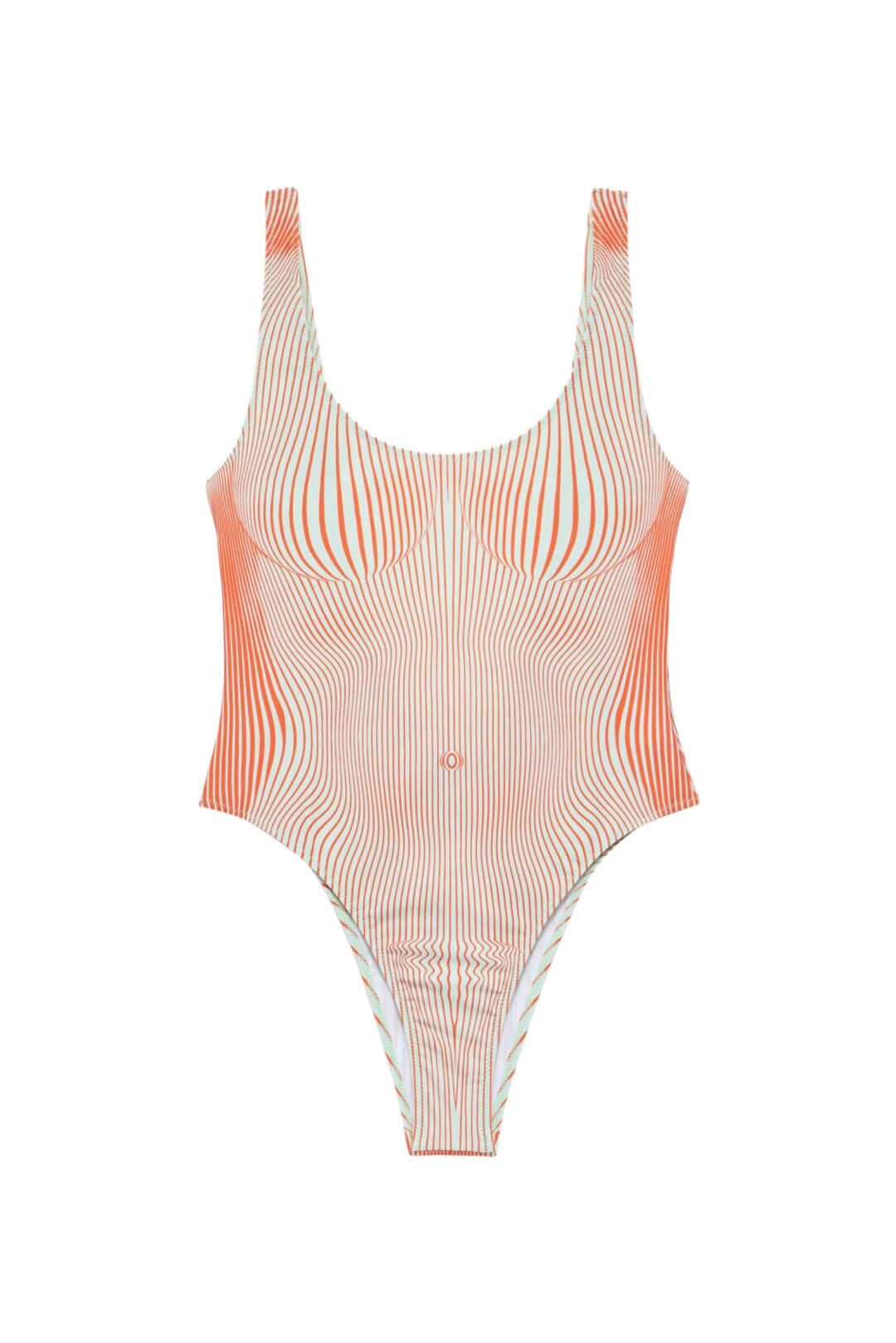 Jean Paul Gaultier, КМ20, 25 400 руб. Не просто купальник, а настоящая фэшн-реликвия — айтем Pinstripe Body Morphing с культовым трансформирующим