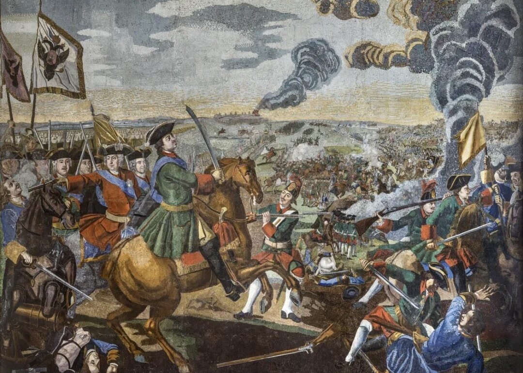 Мозаика «Полтавская баталия»