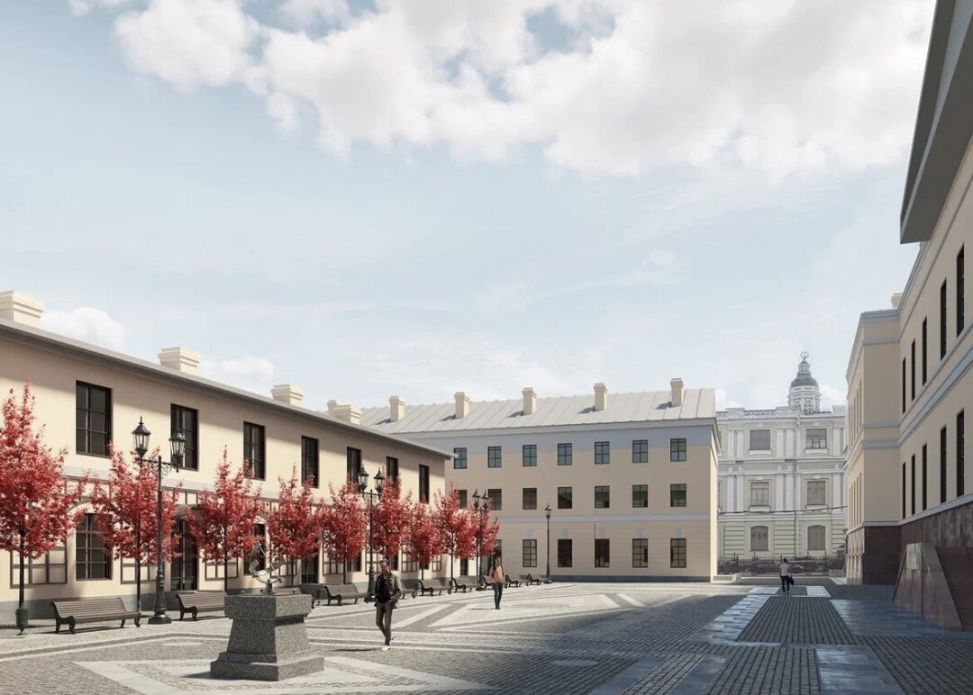 Главный двор после обновления (визуализация)